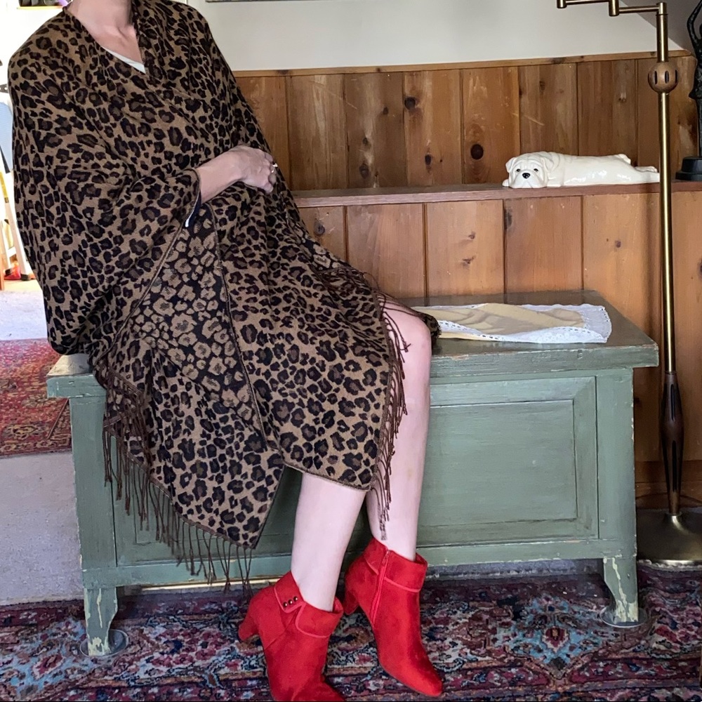 Leopard Print Tunic By Croft & Barrow - image 1